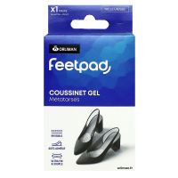 FeetPad 2 coussinets gel métatarses gauche et droit taille unique