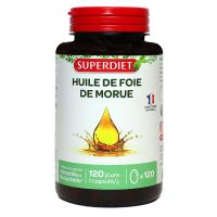 Huile de foie de morue bio 120 capsules