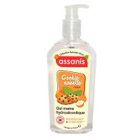 Gel mains hydroalcoolique hydratant cookie noisette 250ml