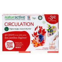 Circulation jambes légères fraise 2x20 sticks