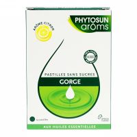 24 pastilles gorge citron sans sucre