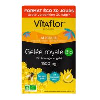 Gelée royale bio 1500mg 30 ampoules