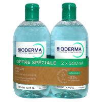 Sebium eau micellaire H2O peau grasse 2x500ml