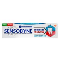 Sensibilité & gencives dentifrice menthe fraiche 75ml