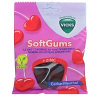 SoftGums zinc Cherry menthol 90g