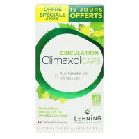 Climaxolcaps circulation soulage sensation jambes lourdes 120 gélules