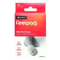 FeetPad 1 protecteur Hallux Valgus et cors modèle bilatéral taille 2
