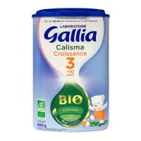 Calisma bio 3 lait croissance 800g