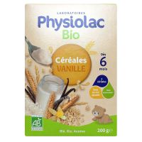 Bio céréales vanille dès 6 mois 200g