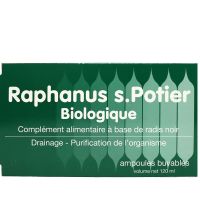 Raphanus S. Potier biologique 12 ampoules