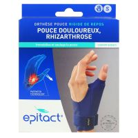 Orthèse pouce rigide de repos Rhizarthrose droite taille S