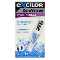 Zero verrue Freeze Excel traitement des verrues 7,5g