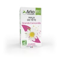 Arkogélules grande camomille bio 780mg partie aérienne 45 gélules