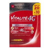 Vitalité 4G dynamisant 20+10 ampoules