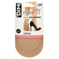 InvisiFit protège-pieds femme beige semelles anti-choc T35/38