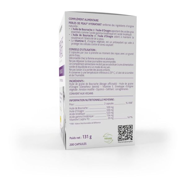 Perles de peau hydratant 200 gélules