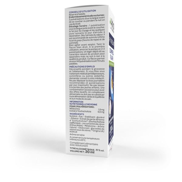 Arkorelax sommeil flash spray 20ml