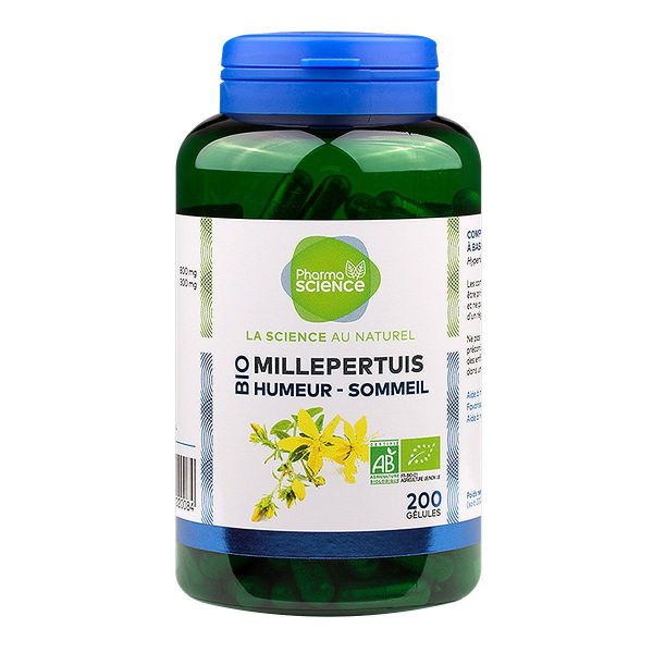 Gélules de millepertuis bio x200