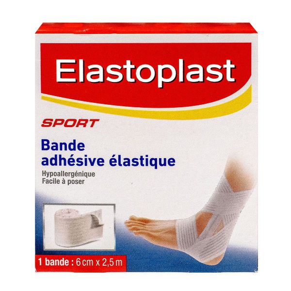 Bande adhésive élastique 6cm x 2,5m