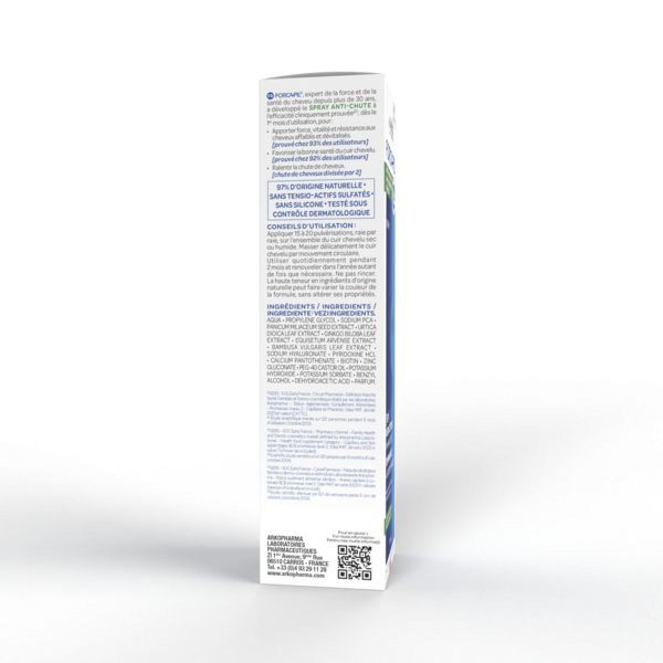 Spray anti-chute Force Croissance Résistance 125ml