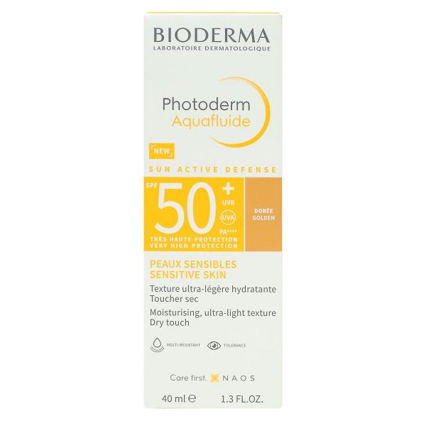 Photoderm Aquafluid solaire teinte dorée SPF50+ 40ml