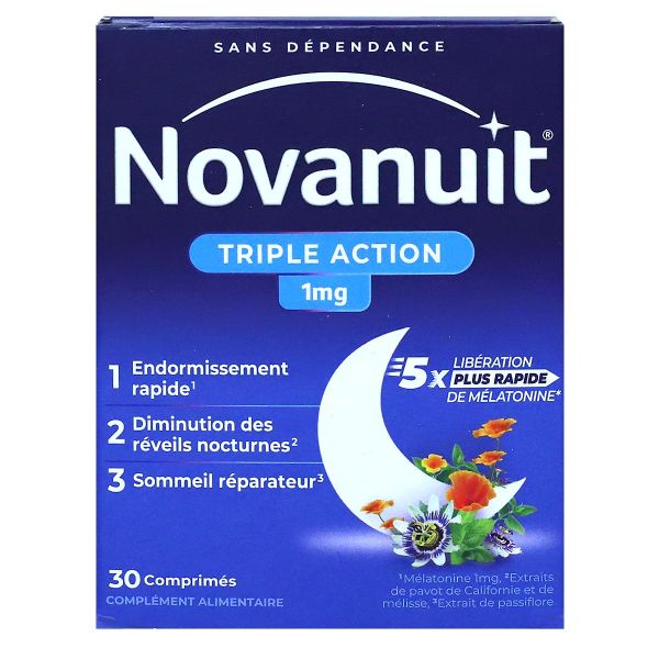 Novanuit sommeil 30 comprimés