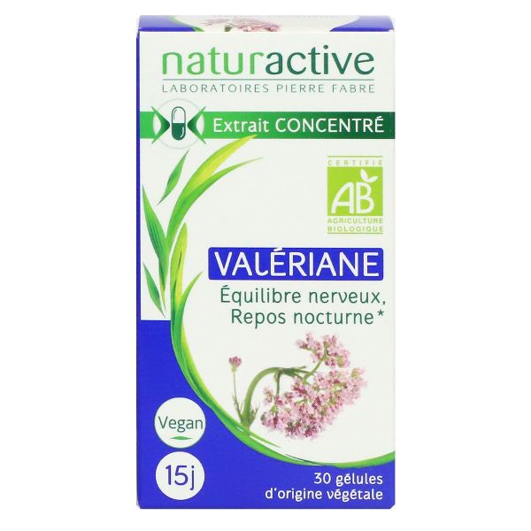 Valériane équilibre nerveux repos nocturne bio 30 gélules