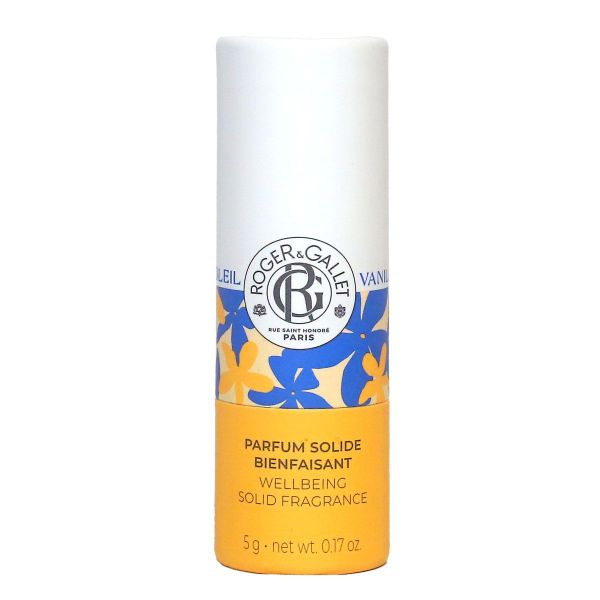 Parfum solide bienfaisant vanille soleil stick 5g