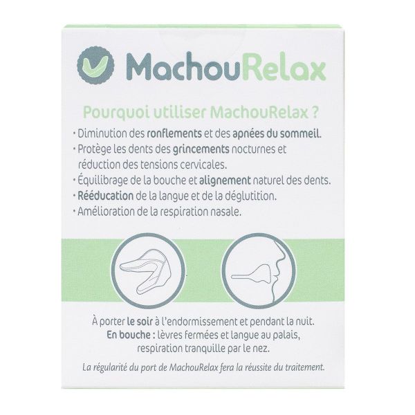 Machourelax gouttière dentaire relaxation adulte