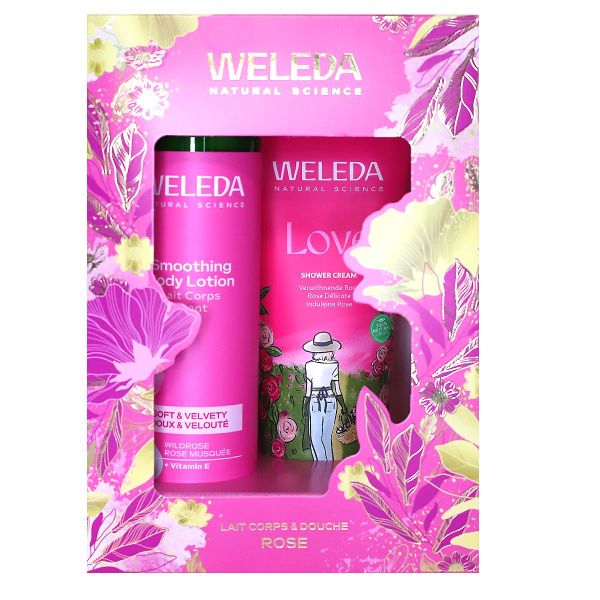 Coffret Rose lait corps et douche