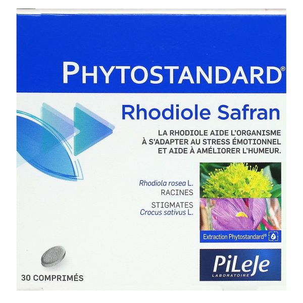 Phytostandard rhodiole & safran 30 comprimés