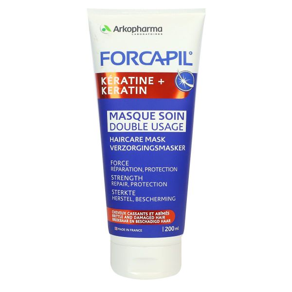 Forcapil Kératine et masque soin double usage 200ml