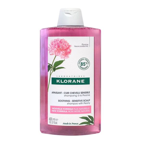 Shampoing apaisant cuir chevelu sensible pivoine 400ml