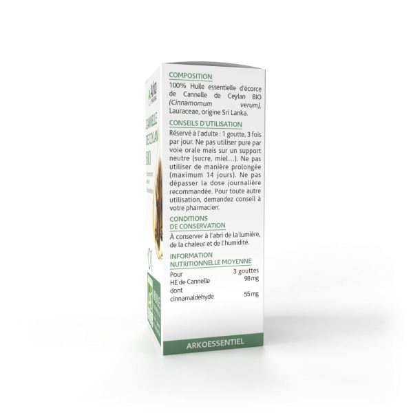 Huile essentielle n°01 cannelle de Ceylan 5ml