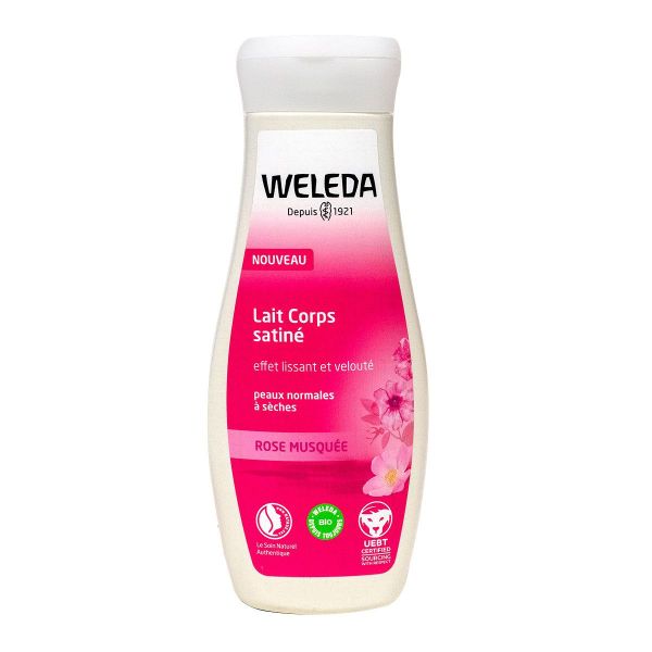 Lait corps satiné effet lissant peau normale sèche 200ml