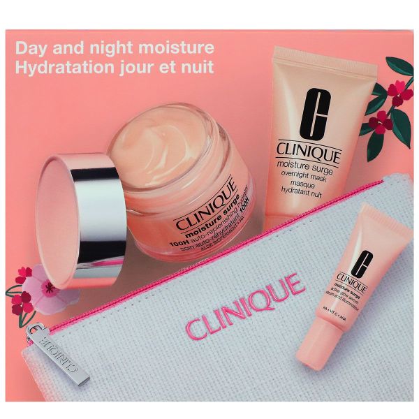 Trousse Moisture Surge routine Hydratation jour et nuit