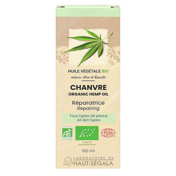 Huile végétale de chanvre biologique 100ml