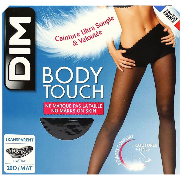 Body Touch collant femme voile noir mat 20D T3