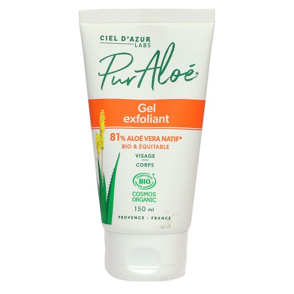 Gel exfoliant aloe vera bio 81% 150ml