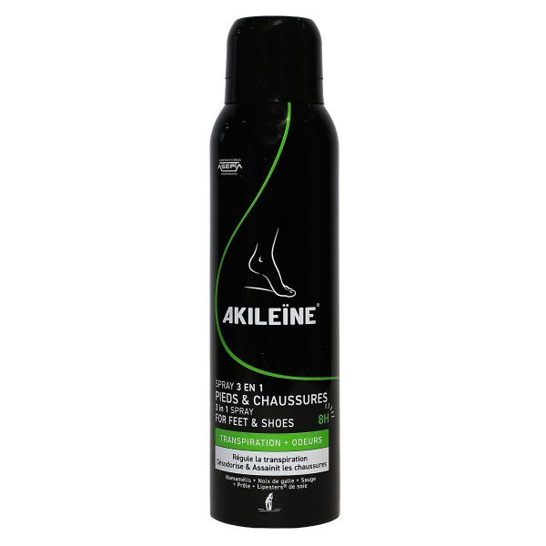 Spray 3en1 pieds et chaussures 150ml