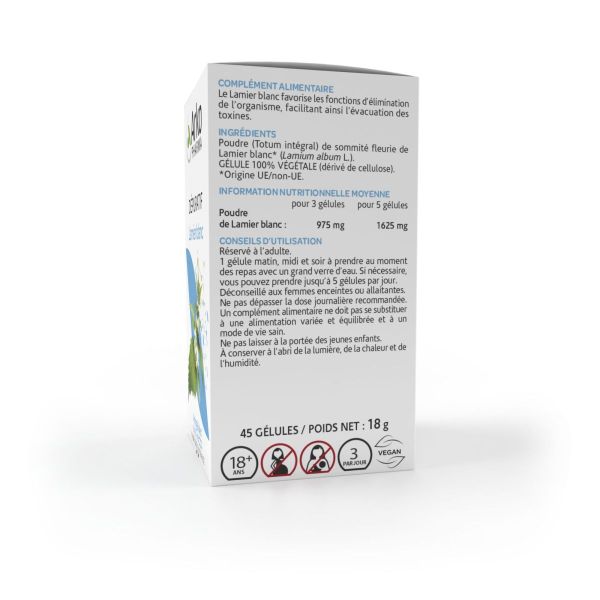 Lamier blanc 45 Arkogélules