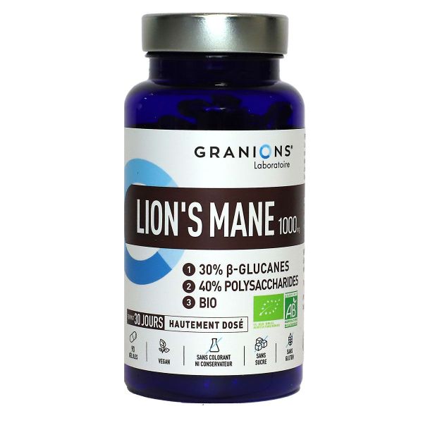 Lion's Mane 1000mg 90 gélules