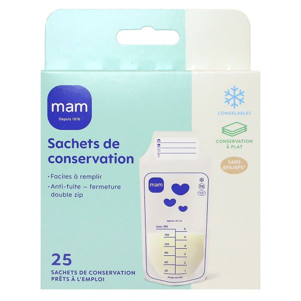 25 sachets de conservation 180ml