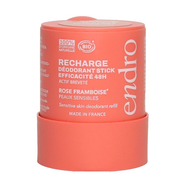 Déodorant stick rose framboise recharge 50g
