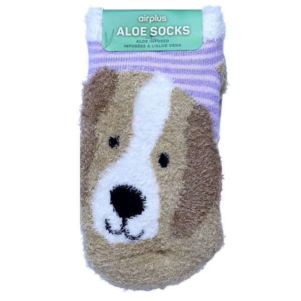 Chaussettes enfant infusées à l'Aloe vera Chien taille 26-31