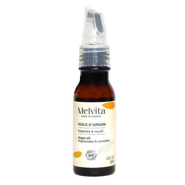 Huile d'argan bio régénère et nourrit 50ml