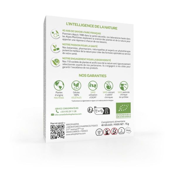 Brûleur de graisses et élimination bio 40 gélules