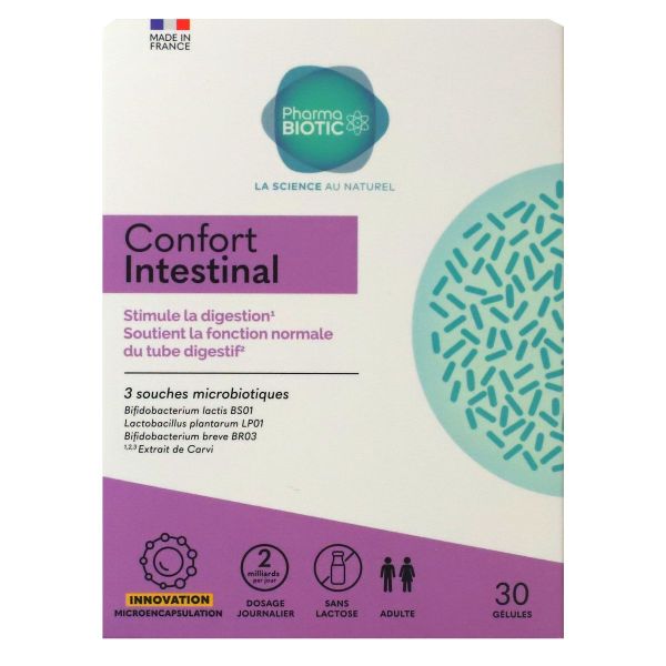 Confort intestinal stimule la digestion 30 gélules