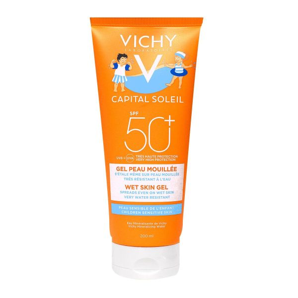 Capital Soleil gel peau mouillée SPF50+ 200ml