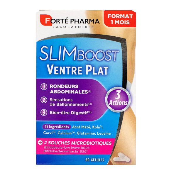 Slimboost ventre plat est un complément alimentaire  Forte Pharma
